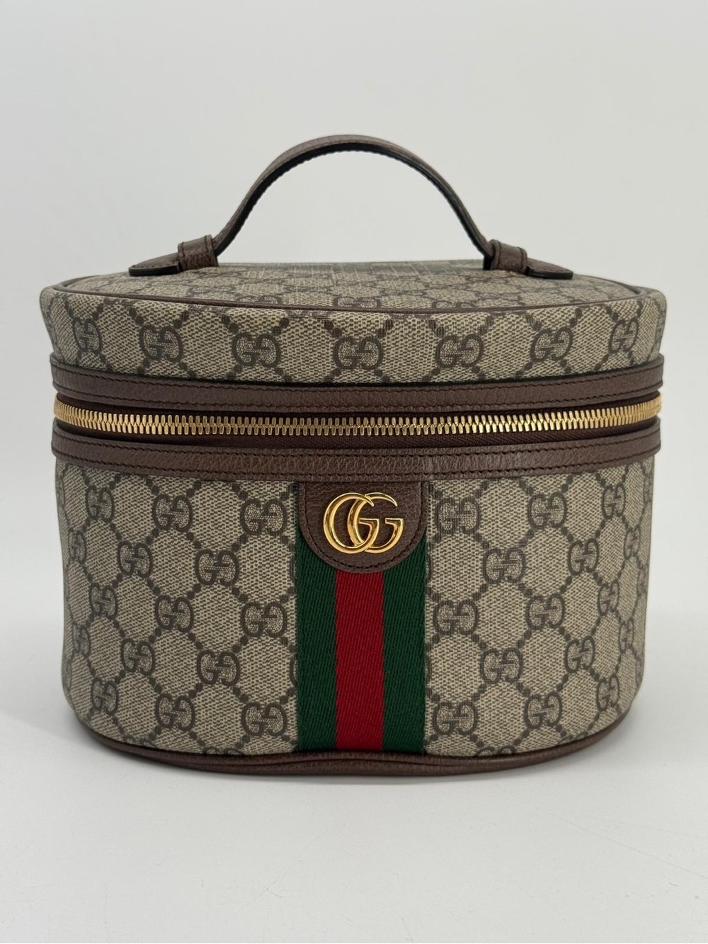 Gucci Ophidia GG Supreme Cosmetic Case Vanity Bag